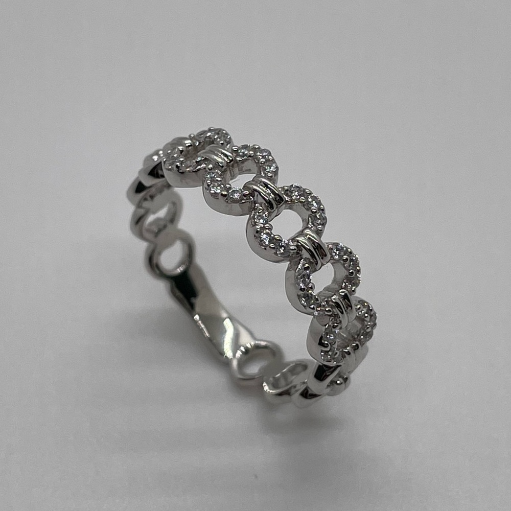 Sterling Silver Circle Band/ Size 7